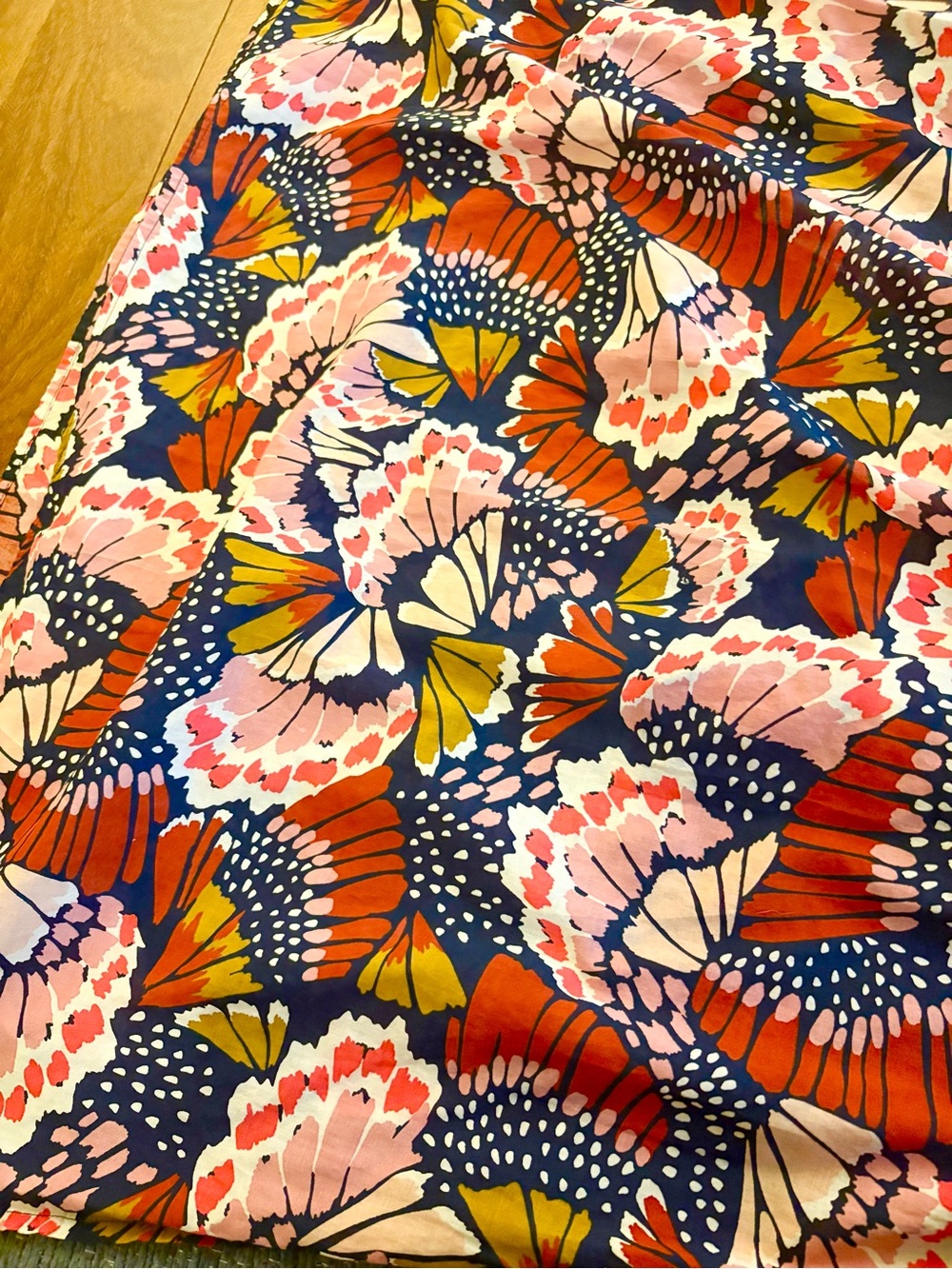 Boden Kimono style Floral Multicolor Maxi Dress - Picture 5 of 6
